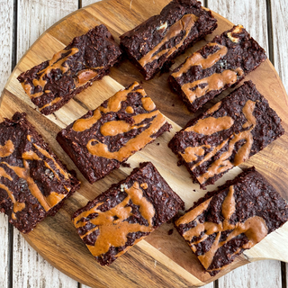 Chocolate PB Protein Brownie | LOW CALS